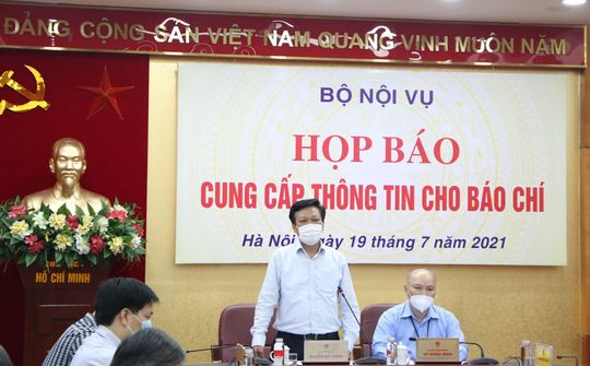 Bộ Nội vụ chưa đề nghị cấp có thẩm quyền xem xét, sáp nhập đơn vị hành chính cấp tỉnh nào