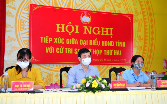 Tuyên Quang: Chủ tịch UBND tỉnh Nguyễn Văn Sơn tiếp xúc cử tri phường Ỷ La