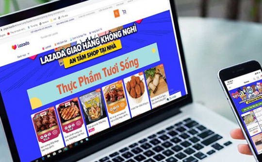 Sàn thương mại điện tử nhận lượng đơn hàng tăng đột biến trong giãn cách xã hội