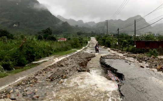 Đề phòng mưa lớn, lũ quét và sạt lở đất các vùng núi Phía Bắc