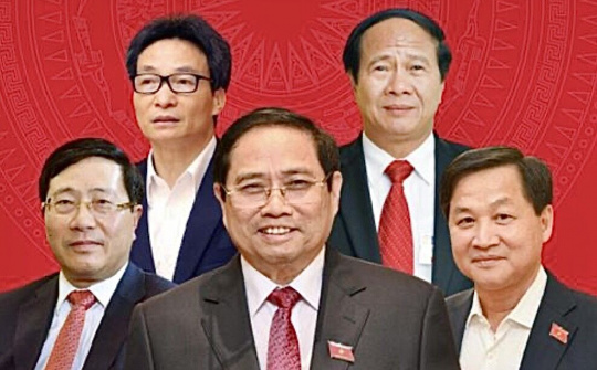 Quốc hội thông qua các nghị quyết về phê chuẩn việc bổ nhiệm các thành viên Chính phủ