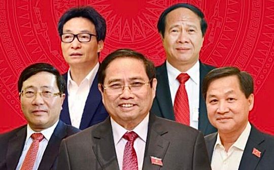 Quốc hội thông qua các nghị quyết về phê chuẩn việc bổ nhiệm các thành viên Chính phủ