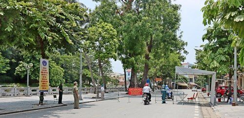 Thị xã Sơn Tây thực hiện nghiêm việc giãn cách xã hội