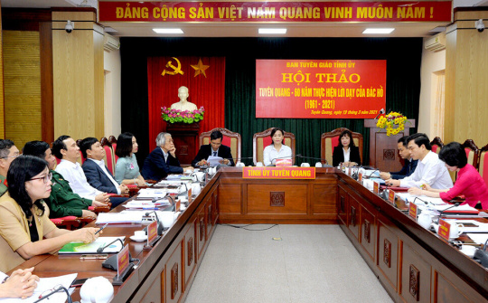 Tuyên Quang: Ban tuyên giáo Tỉnh ủy Phát huy truyền thống vẻ vang