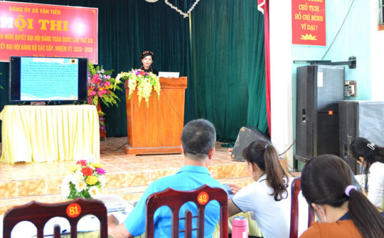 Tuyên Quang: Hội thi tuyên truyền nghị quyết đại hội Đảng các cấp