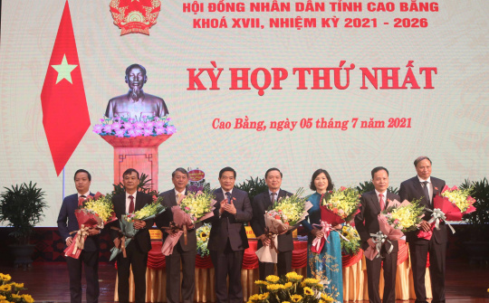 Đồng chí Hoàng Xuân Ánh tái đắc cử Chủ tịch UBND tỉnh Cao Bằng  