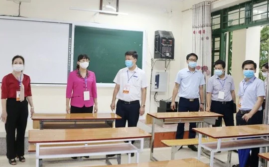 Lào Cai: Kiểm tra công tác chuẩn bị Kì thi tốt nghiệp THPT năm 2021 tại thành phố