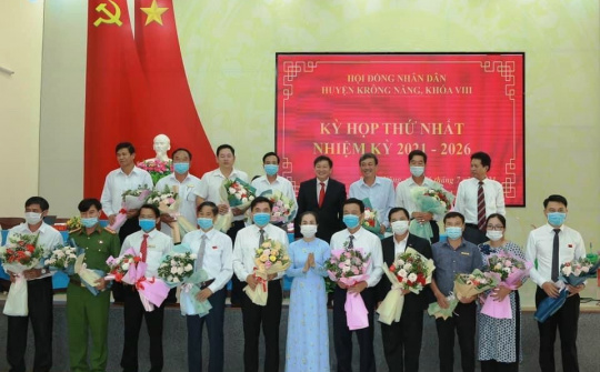 Đắk Lắk: Ông Trương Hoài Anh tái cử chức Chủ tịch UBND huyện Krông Năng