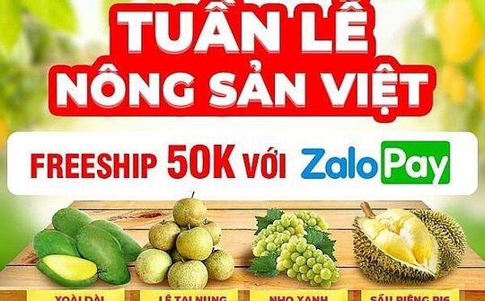 “Tuần lễ Nông sản Việt” được tổ chức hàng tuần kể từ tháng 7