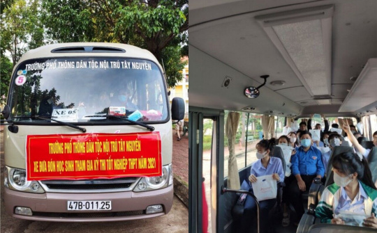 Đoàn trường PT DTNT Tây Nguyên:  “Tiếp sức mùa thi” năm 2021    