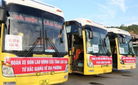 Lào Cai: Triển khai đón lao động tại Bắc Giang trở về địa phương đợt II/2021