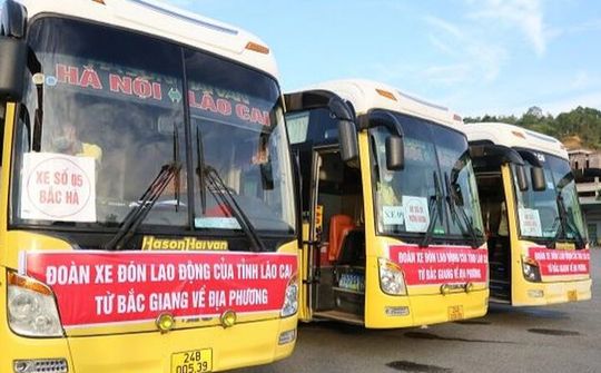 Lào Cai: Triển khai đón lao động tại Bắc Giang trở về địa phương đợt II/2021