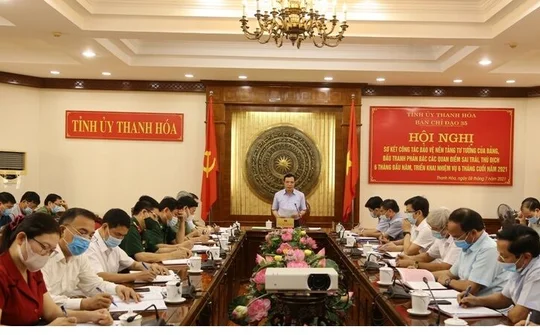 Thanh Hóa: Xây dựng chương trình trọng tâm bảo vệ nền tảng tư tưởng của Đảng theo định hướng Nghị quyết Đại hội XIII của Đảng