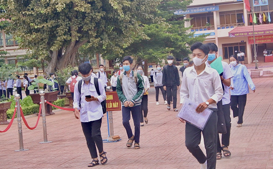 Kỳ thi tốt nghiệp THPT 2021 tại Đắk Lắk diễn ra an toàn, nghiêm túc, đúng quy chế