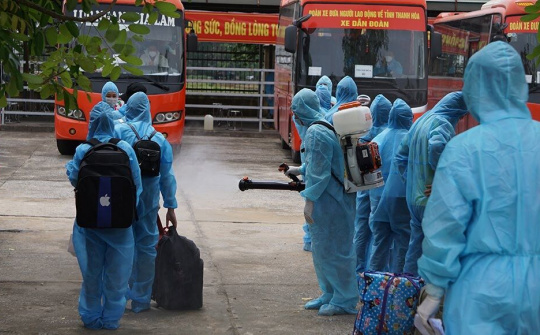 Thanh Hóa: Tạm dừng tiếp nhận công dân từ vùng có dịch đang thực hiện giãn cách xã hội về địa phương