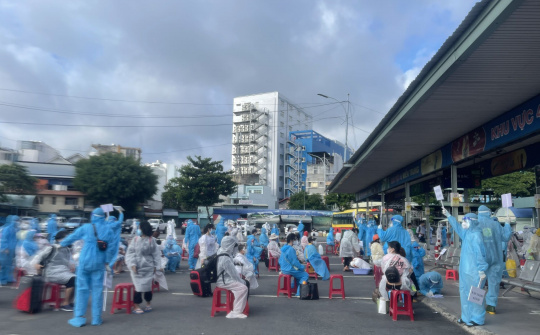 Đắk Lắk: Đón công dân từ Tp.Hồ Chí Minh về địa phương
