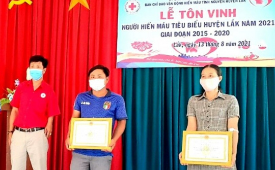 Đắk Lắk: Tổ chức hiến máu tình nguyện đợt 2, tôn vinh người hiến máu tiêu biểu