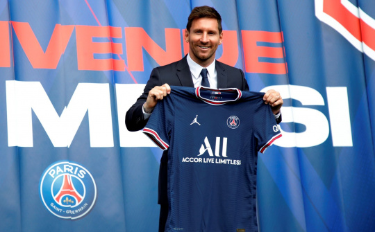 Messi bỏ túi số tiền khổng lồ nhờ bán áo đấu ở PSG