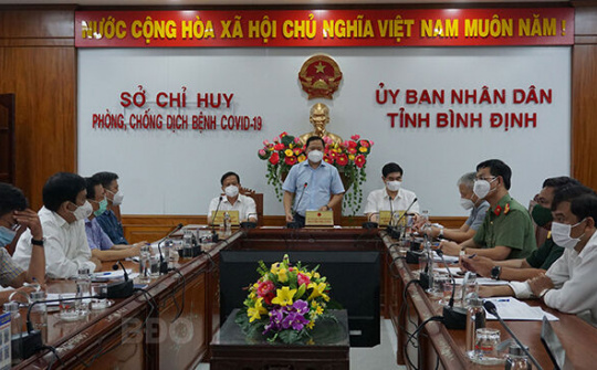 Bình Định:  Tiếp tục thực hiện giãn cách xã hội theo Chỉ thị 15 đến hết ngày 25/8