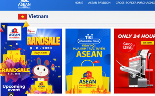 Ngày mua sắm trực tuyến ASEAN thu hút 9.300 người tham gia