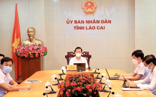 Lào Cai tham dự hội nghị trực tuyến phát triển kinh tế khu vực biên giới