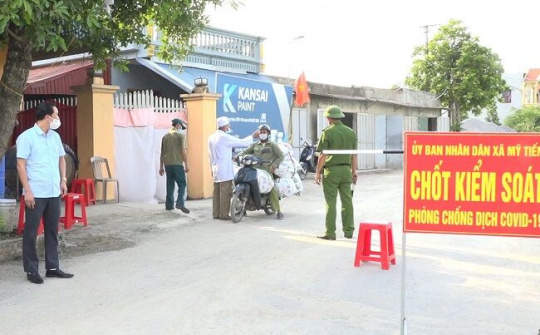 Nam Định: Phát huy hiệu quả các chốt kiểm soát liên ngành phòng, chống dịch