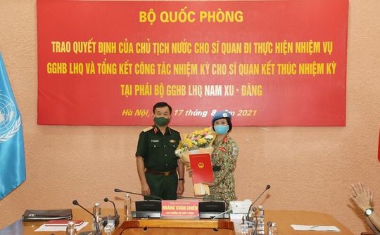 Chủ tịch nước cử nữ “Sứ giả” thực hiện nhiệm vụ gìn giữ hòa bình Liên Hợp Quốc