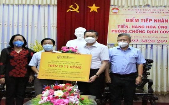 T&T Group trao tặng trên 25 tỷ đồng thiết bị, vật tư y tế cho TP Cần Thơ chống dịch