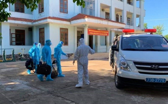 Quảng Bình đón 400 người từ vùng dịch về quê