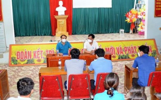 Cách ly xã hội huyện Yên Thành theo Chỉ thị 16 từ 12h trưa ngày 19/8