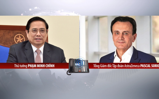 AstraZeneca cam kết đẩy mạnh cung ứng vaccine cho Việt Nam