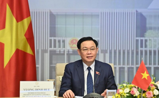 Chủ tịch Quốc hội Vương Đình Huệ dự Đại hội đồng AIPA-42 theo hình thức trực tuyến