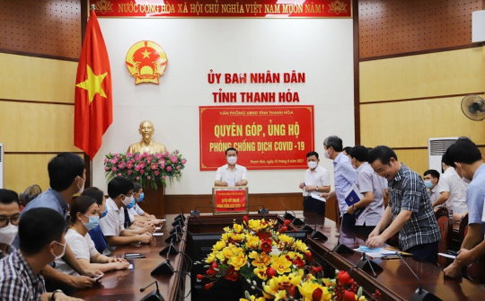 Thanh Hóa phát động quyên góp, ủng hộ phòng, chống dịch COVID-19