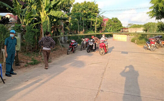 Như Thanh thực hiện cách ly, giãn cách xã hội tại một số xã theo Chỉ thị số 15,16