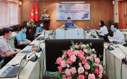 Hội thảo khoa học trực tuyến "Chính sách thi đua khen thưởng trong khu vực công"