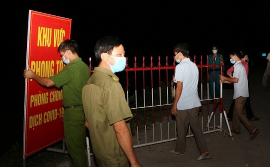 Nam Định: Dỡ bỏ các vùng cách ly y tế thuộc huyện Vụ Bản
