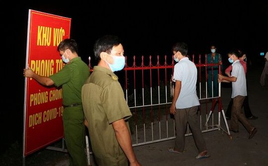 Nam Định: Dỡ bỏ các vùng cách ly y tế thuộc huyện Vụ Bản