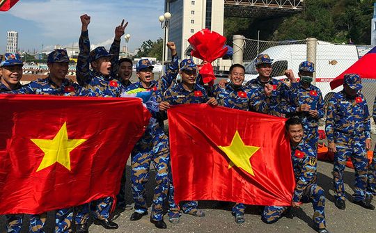 Hải quân nhân dân Việt Nam có Huy chương Bạc tại Army Games 2021