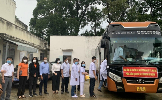 Gia Lai: Chi viện cán bộ y tế cho TP Hồ Chí Minh chống dịch