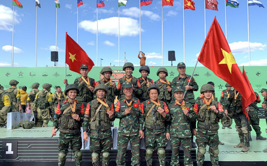 Đội tuyển Công binh Việt Nam giành Huy chương Đồng tại Army Games 2021