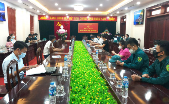 Đồng Hỷ, Thái Nguyên: Khai mạc khóa huấn luyện dân quân tự vệ khối cơ quan UBND huyện năm 2021