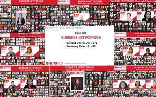 BNI Việt Nam tổ chức thành công Hội nghị Quốc gia trên nền tảng Online