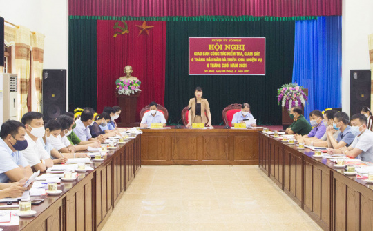 Võ Nhai, Thái Nguyên: Triển khai nhiệm vụ kiểm tra, giám sát cuối năm