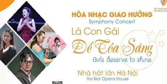 Hòa nhạc giao hưởng ‘Là con gái để tỏa sáng’ được tổ chức online
