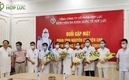 Tổng Công ty Cổ phần Hợp Lực tiễn đoàn cán bộ hỗ trợ TP Hồ Chí Minh chống dịch Covid-19