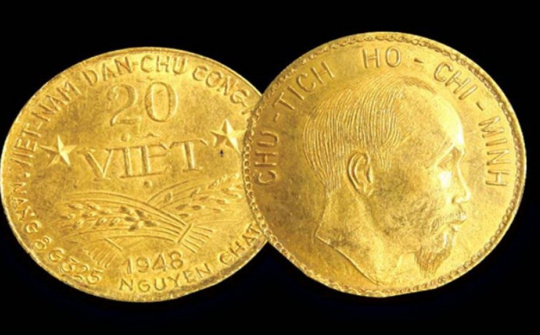 Đồng tiền vàng lịch sử của Chủ tịch Hồ Chí Minh