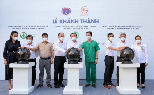 Doanh nghiệp góp sức thành lập các trung tâm hồi sức tích cực COVID-19