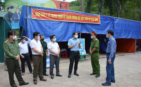 Lào Cai: Chủ tịch UBND tỉnh kiểm tra phòng, chống dịch tại huyện Bảo Thắng và Bảo Yên