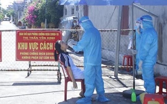 Nam Định: 11.403 người dân trong vùng giãn cách đều âm tính với SARS-CoV-2