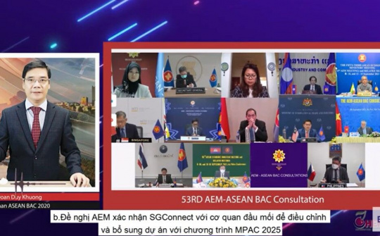 Hội nghị lần 53 giữa Hội đồng tư vấn kinh doanh ASEAN BAC với các Bộ trưởng kinh tế các nước ASEAN